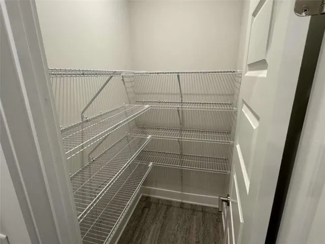 a view of walk in closet