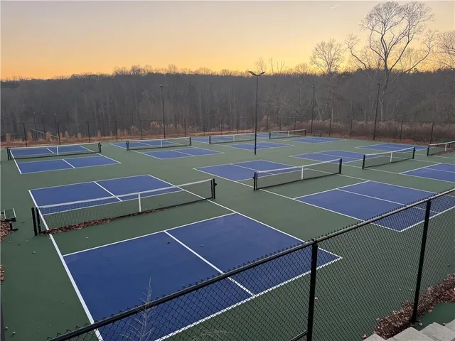 a view of a tennis court