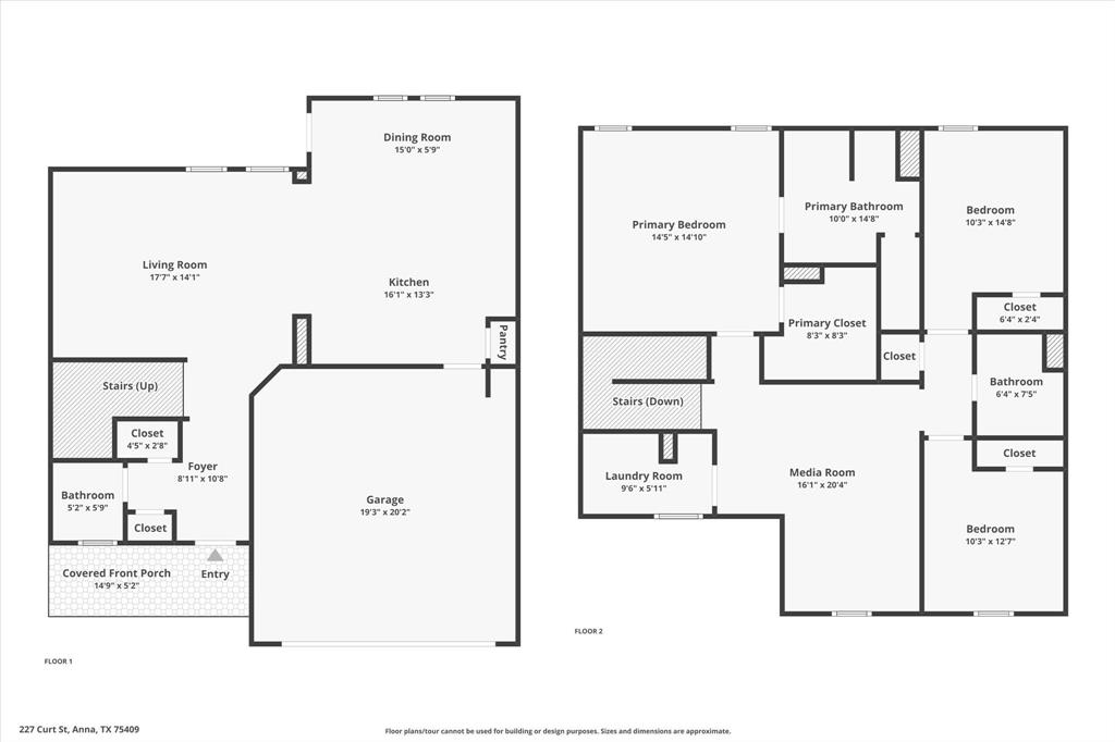 227 Curt Street Anna, TX 75409 - Photo 40 of 40 View of home floor plan