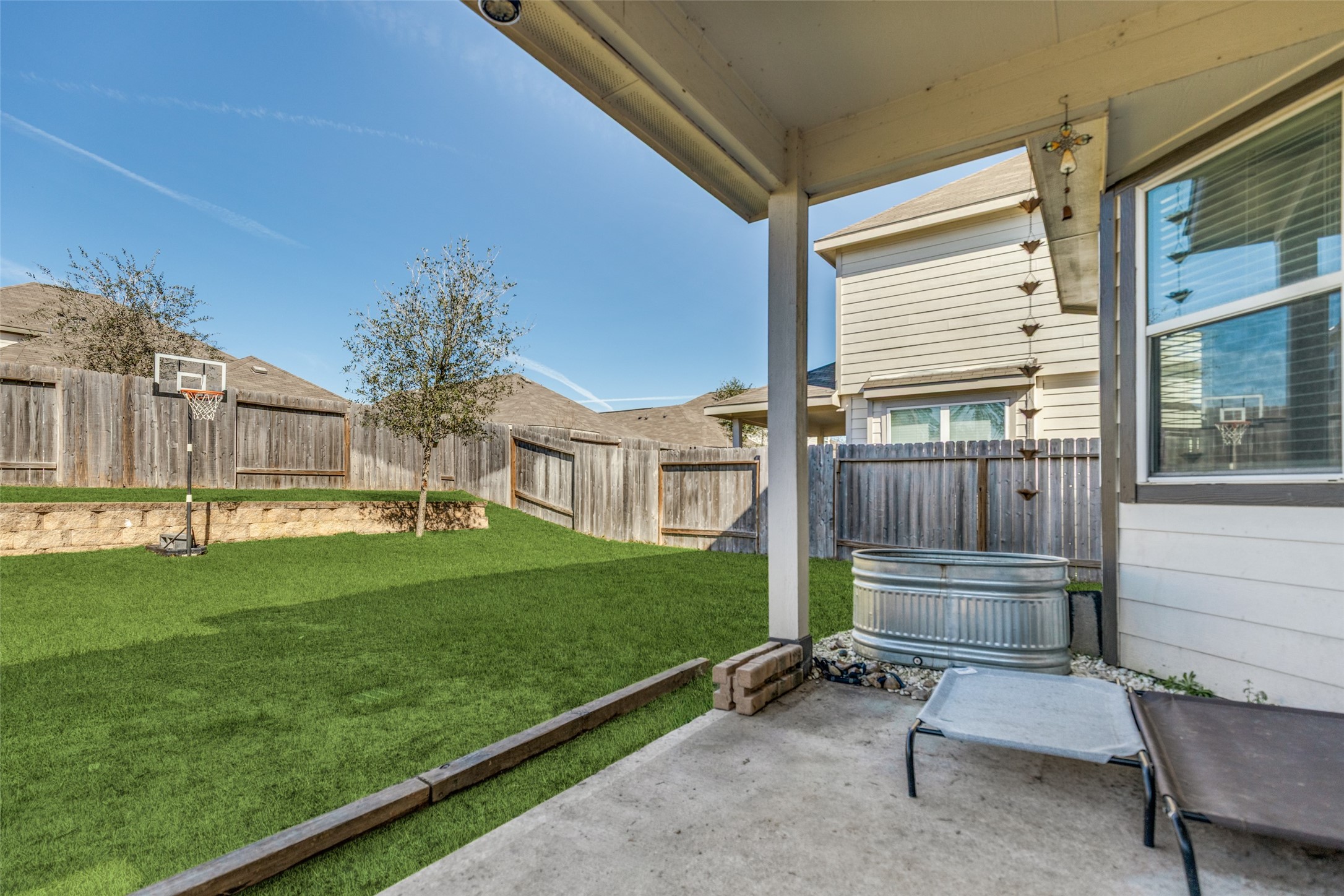 3633 Cub Drive Conroe, TX 77301 - Photo 24 of 30 a view of backyard with deck