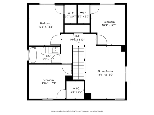 a picture of a floor plan