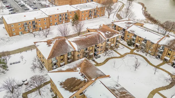 a view of outdoor space with seating space