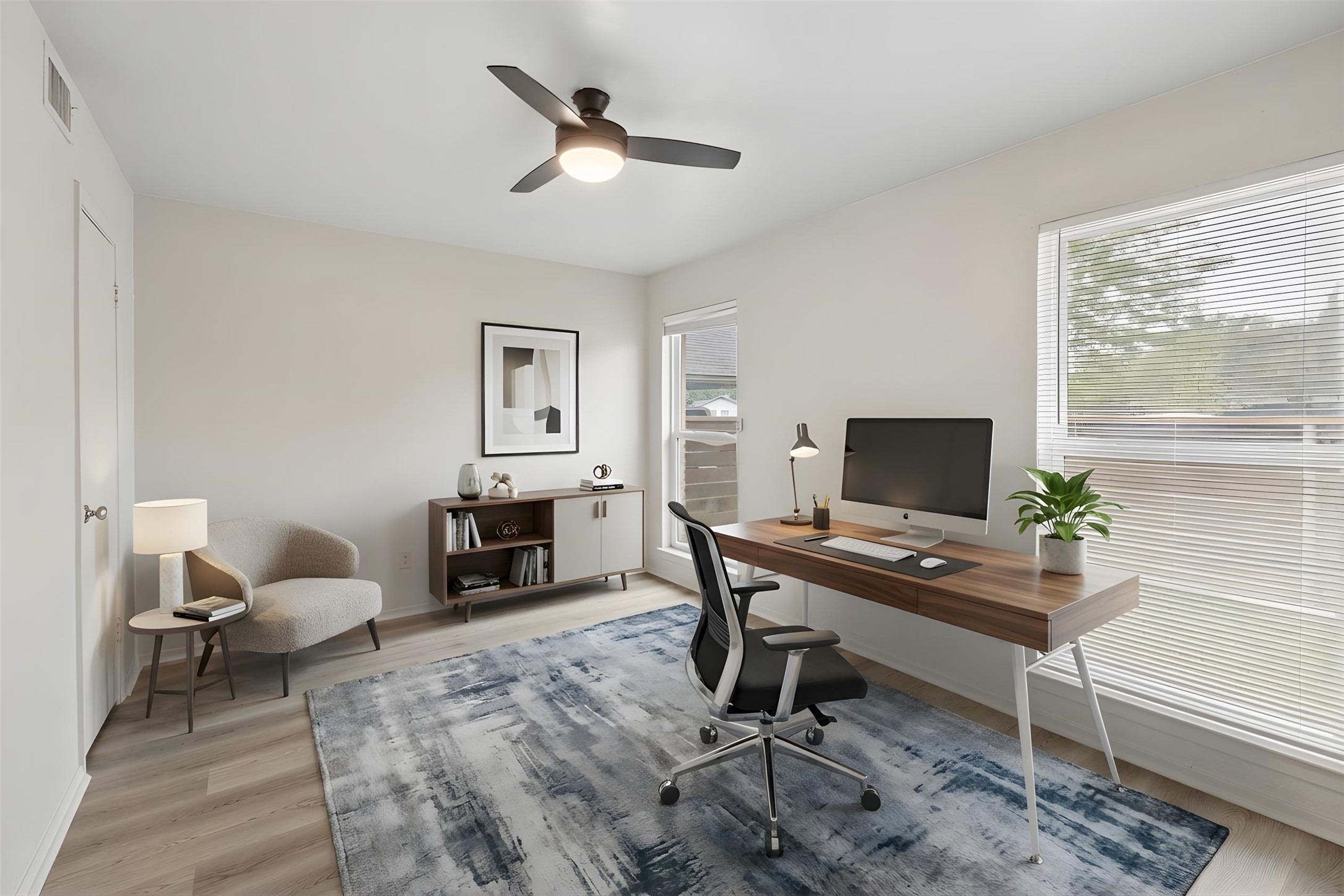 820 Sahara Avenue, Unit B Austin, TX 78745 - Photo 20 of 29 a view of a workspace with furniture