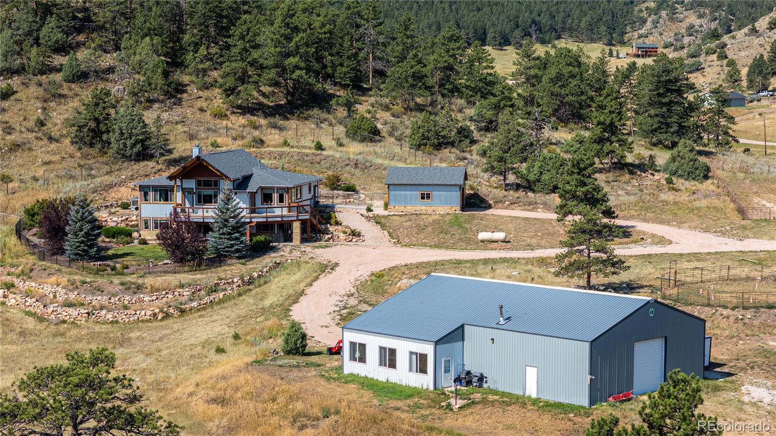 1388 Mt Moriah Road Livermore, CO 80536 - Photo 36 of 40 an aerial view of a house