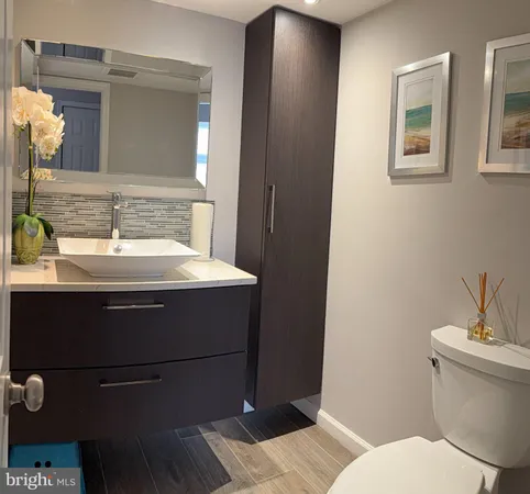 a bathroom with a sink and a toilet