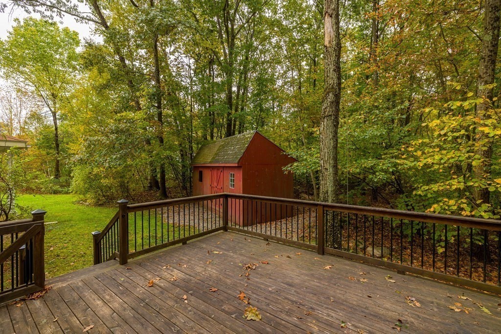 756 Bemis Road Warren, MA 01585 - Photo 23 of 41 a view of a balcony with wooden floor