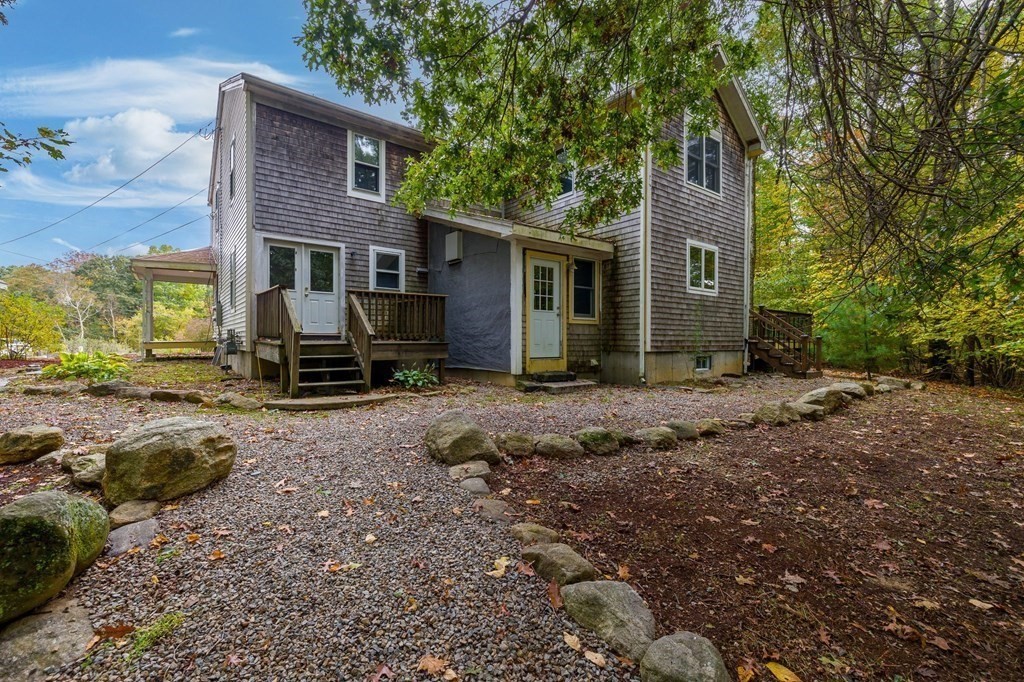 756 Bemis Road Warren, MA 01585 - Photo 38 of 41 a view of a house with backyard and trees
