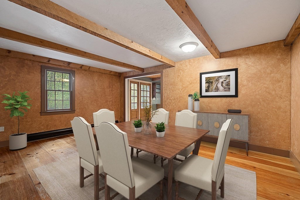 756 Bemis Road Warren, MA 01585 - Photo 5 of 41 a view of a dining room with furniture and window