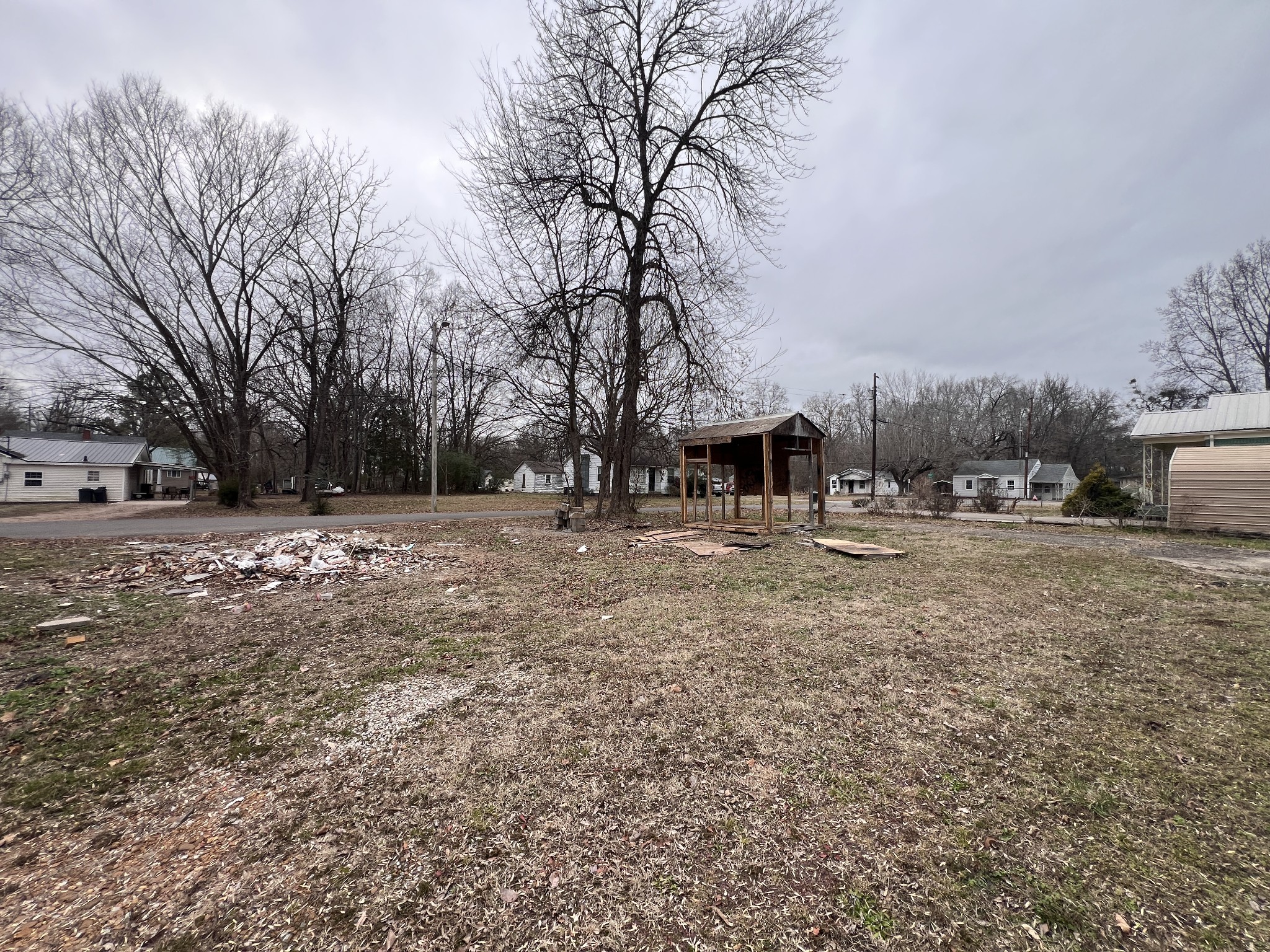 818 Curtis Street Paris, TN 38242 - Photo 5 of 6 a view of road covered with snow