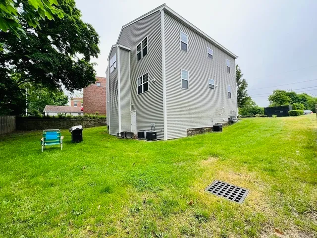a car parked in front of a house