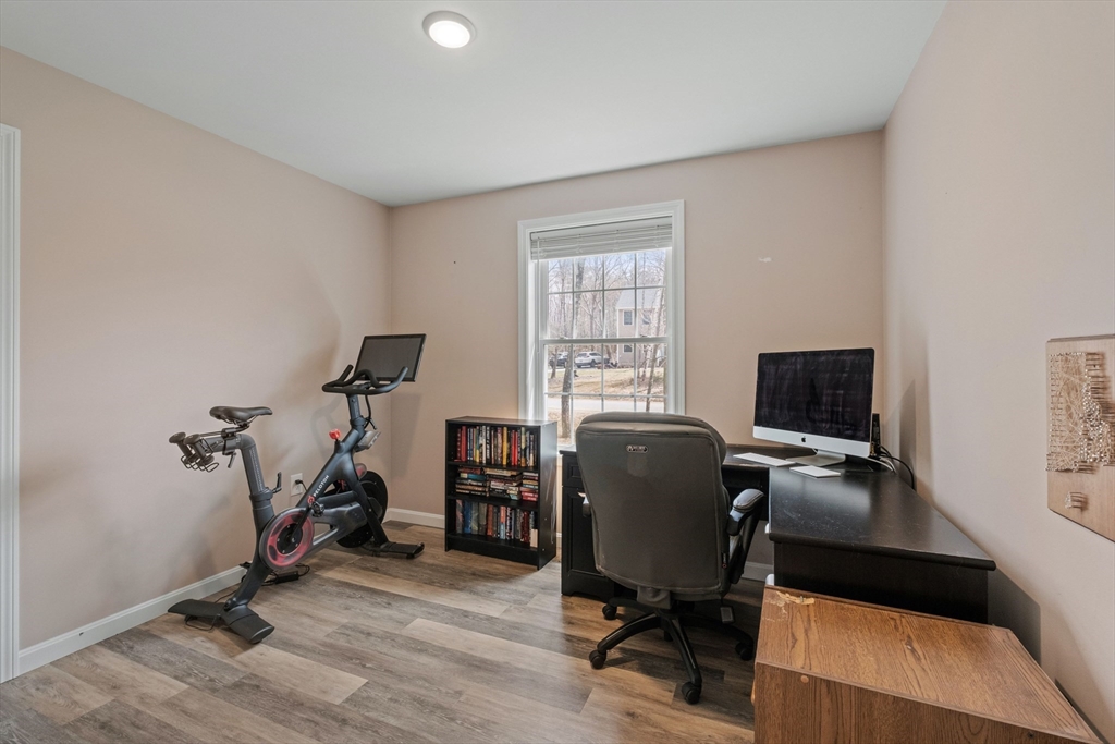 3 Fieldstone Drive Deerfield, NH 03037 - Photo 13 of 28 a view of a workspace with furniture and a window