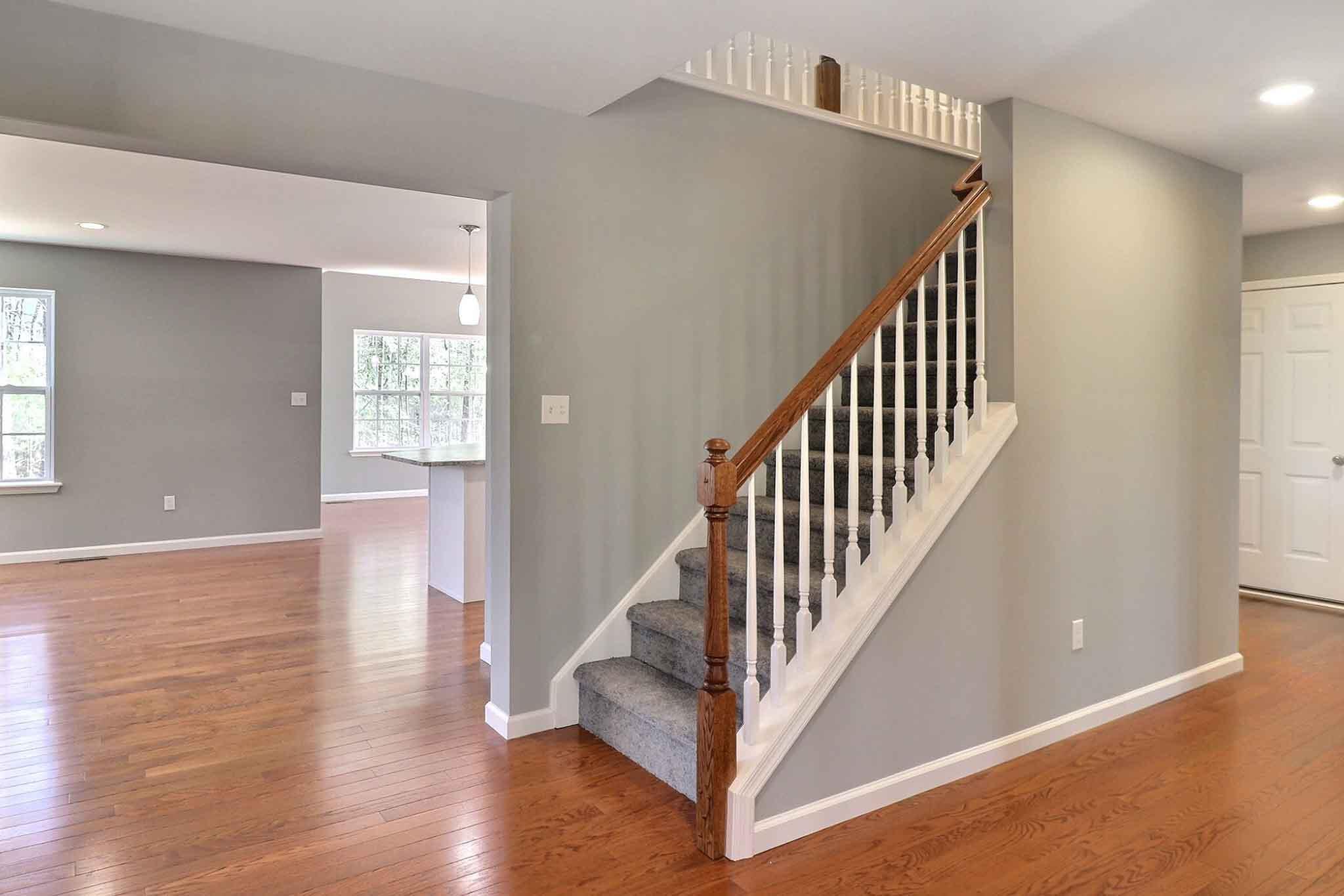 552 Long Mountain Road Effort, PA 18330 - Photo 17 of 47 a view of entryway and hall with wooden floor