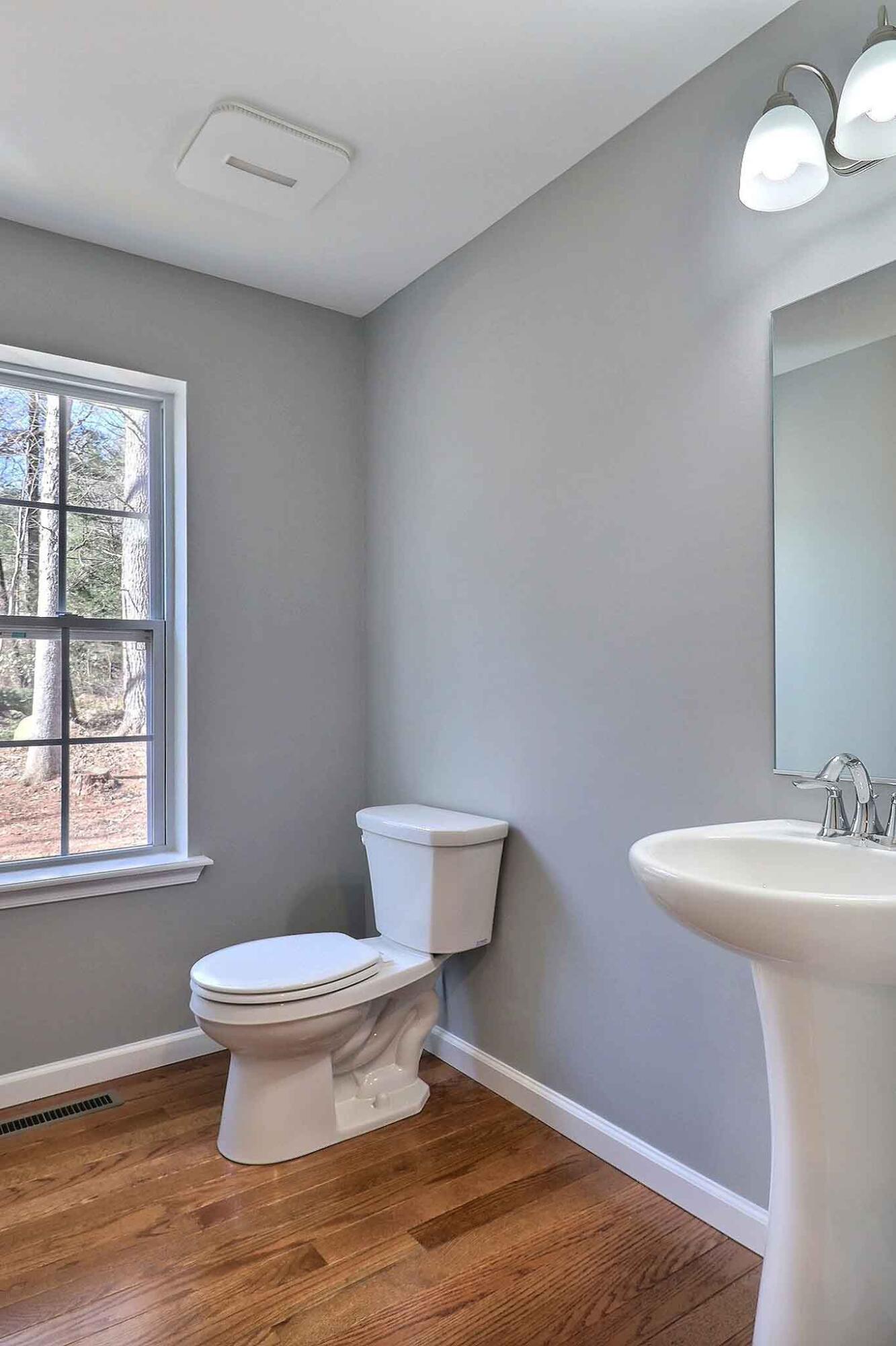 552 Long Mountain Road Effort, PA 18330 - Photo 22 of 47 a bathroom with a toilet sink and mirror