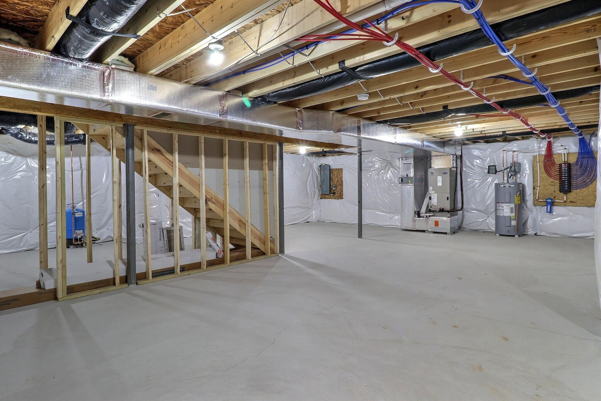 552 Long Mountain Road Effort, PA 18330 - Photo 40 of 47 a view of an empty room with wooden walls