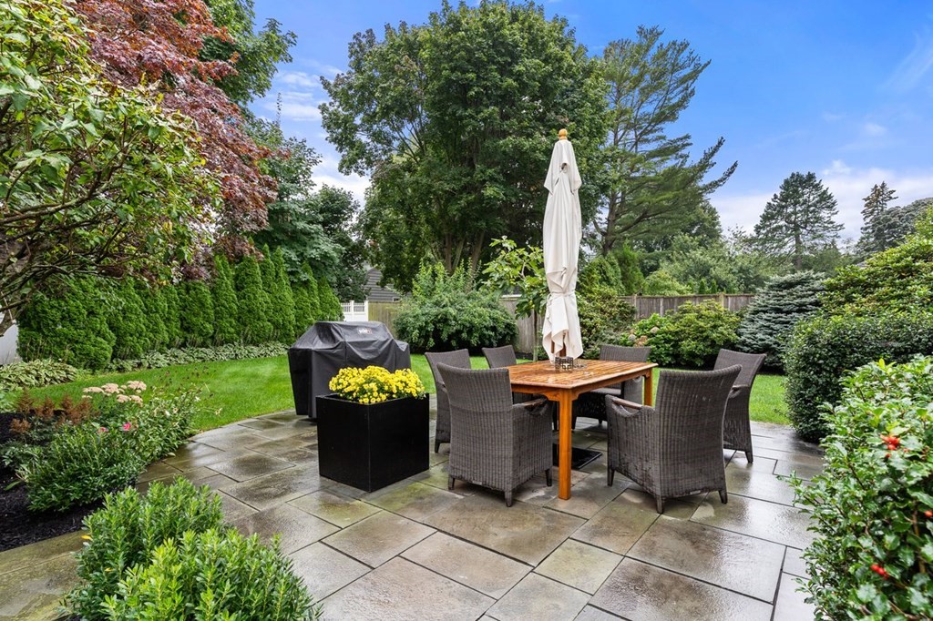 22 Robert Road Marblehead, MA 01945 - Photo 39 of 41 a view of a patio with chairs and plants