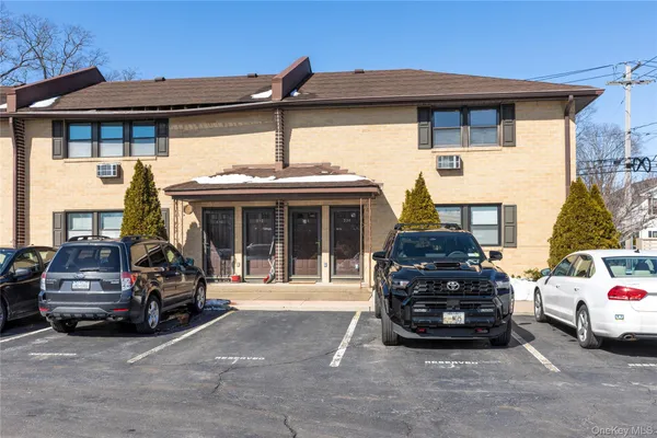 a car parked in front of a house