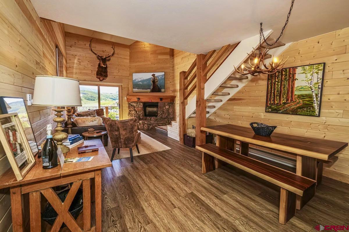 20 Hunter Hill Road, Unit 202 Crested Butte, CO 81225 - Photo 2 of 25 a view of entryway and hall with wooden floor
