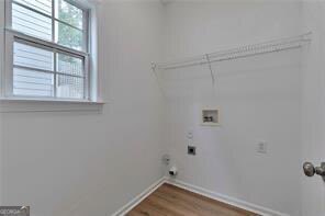 3686 Claredun Court Cumming, GA 30040 - Photo 12 of 29 a view of a small space with wooden floor and a window