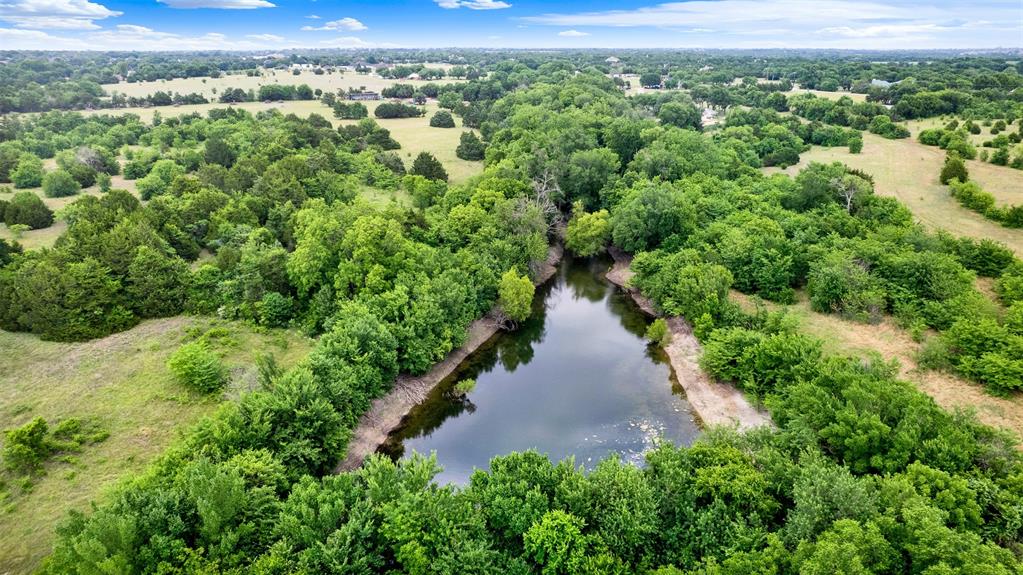 1415 South Joe Wilson Road Cedar Hill, TX 75104 - Photo 4 of 17 an aerial view of a house with a yard and lake view