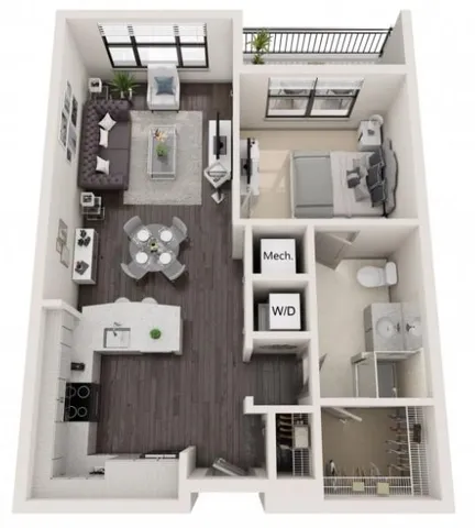 $1,540 | 464 Bishop Street Northwest, Unit 1338, Atlanta, GA 30318