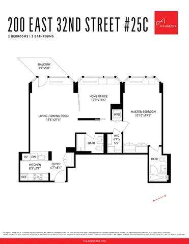$1,495,000 | 200 East 32nd Street, Unit 25C | Kips Bay