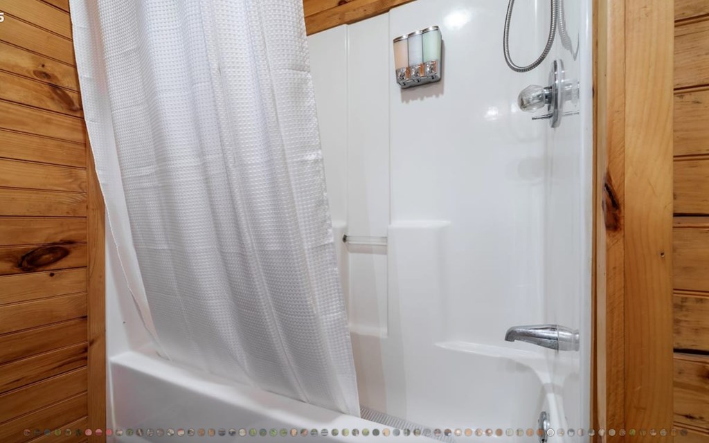 335 Mountain Laurel Lane Blue Ridge, GA 30513 - Photo 44 of 67 a bathroom with a glass shower door