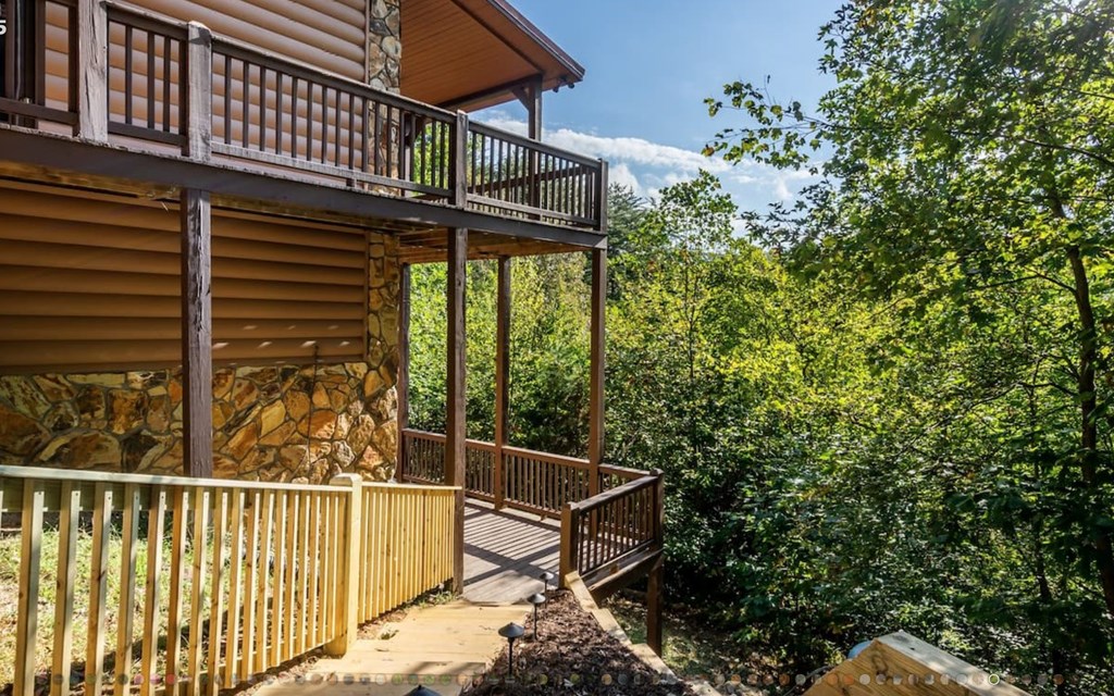 335 Mountain Laurel Lane Blue Ridge, GA 30513 - Photo 51 of 67 a view of a balcony with chairs