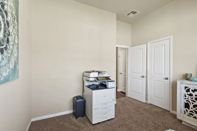 a room with storage and utility