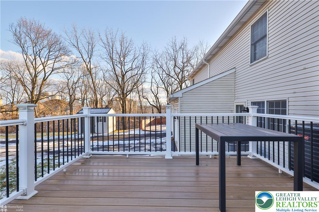 521 South New Street Nazareth, PA 18064 - Photo 25 of 29 a view of a house with wooden deck