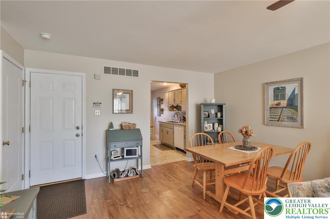 521 South New Street Nazareth, PA 18064 - Photo 8 of 29 a view of a dining room with furniture and wooden floor