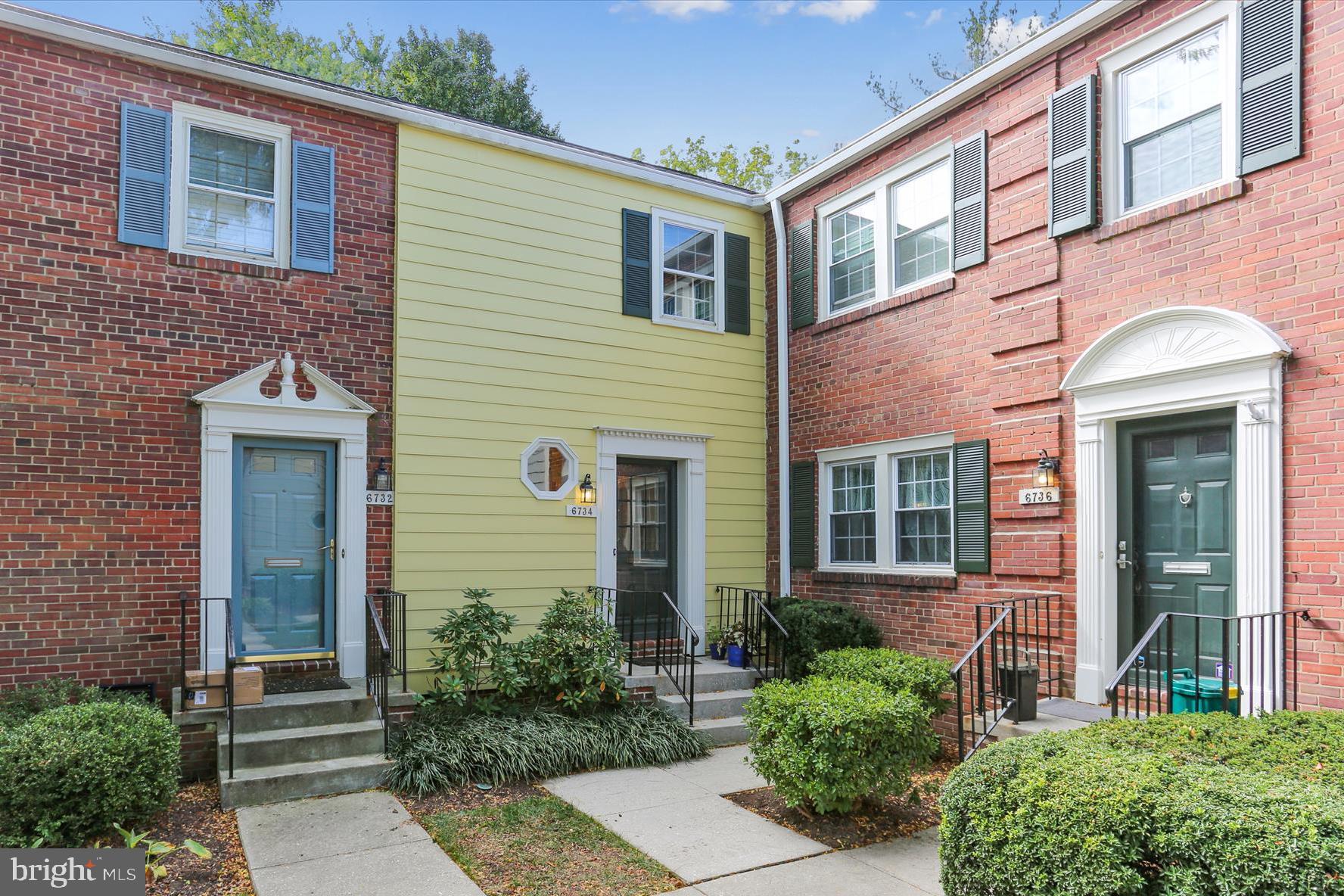 6734 Hillandale Road, Unit 9 Chevy Chase, MD 20815 - Photo 2 of 51 END UNIT-Don't be deceived by the front facade