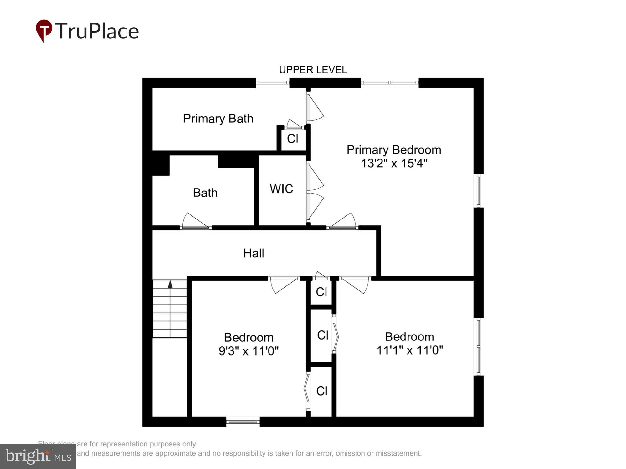 6734 Hillandale Road, Unit 9 Chevy Chase, MD 20815 - Photo 51 of 51 Upper level floorplan