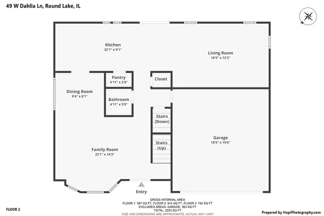 $350,000 | 49 West Dahlia Lane, Round Lake Beach, IL 60073
