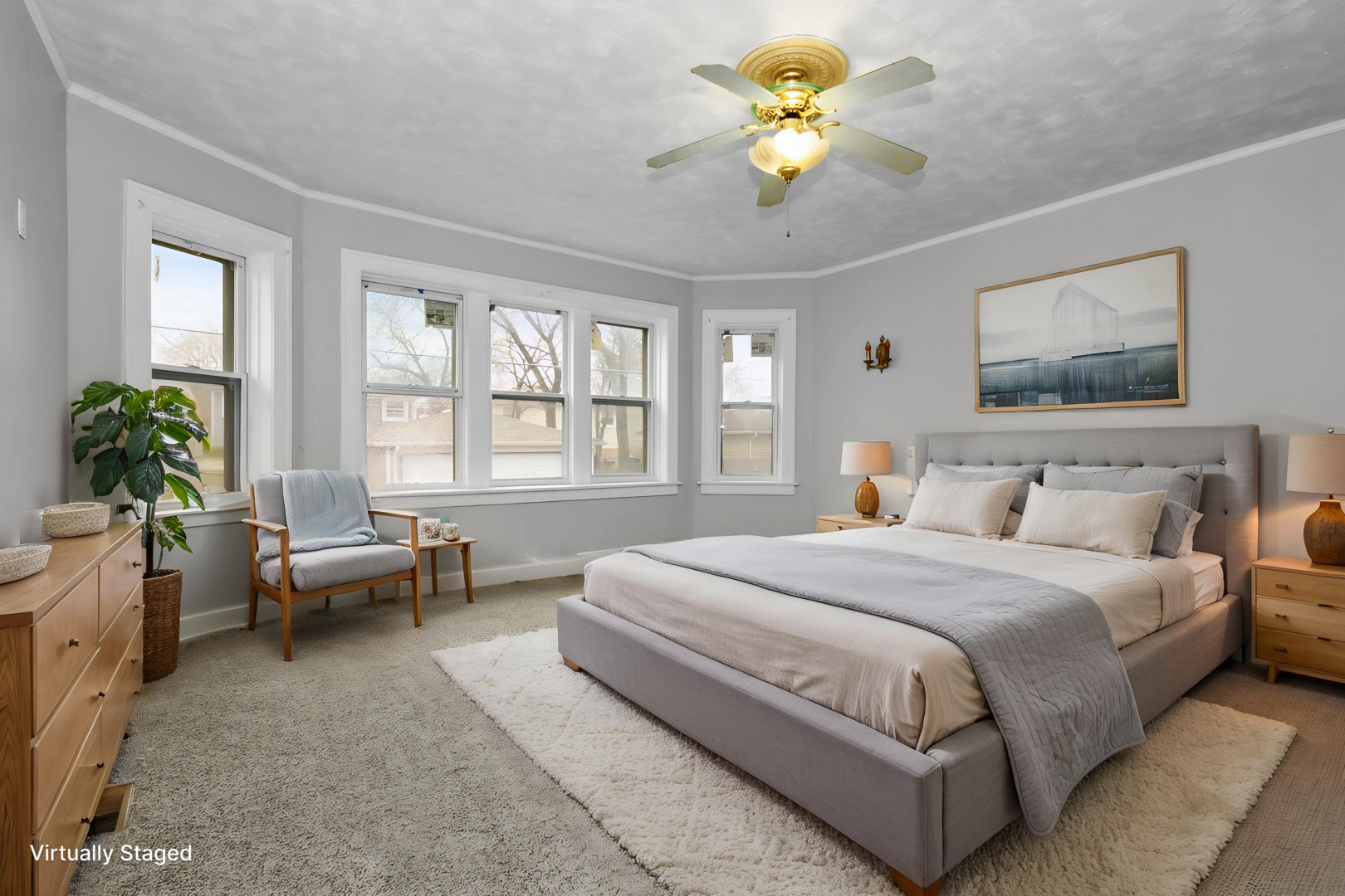 14823 Grant Street Dolton, IL 60419 - Photo 24 of 37 a bedroom with a bed couch and window
