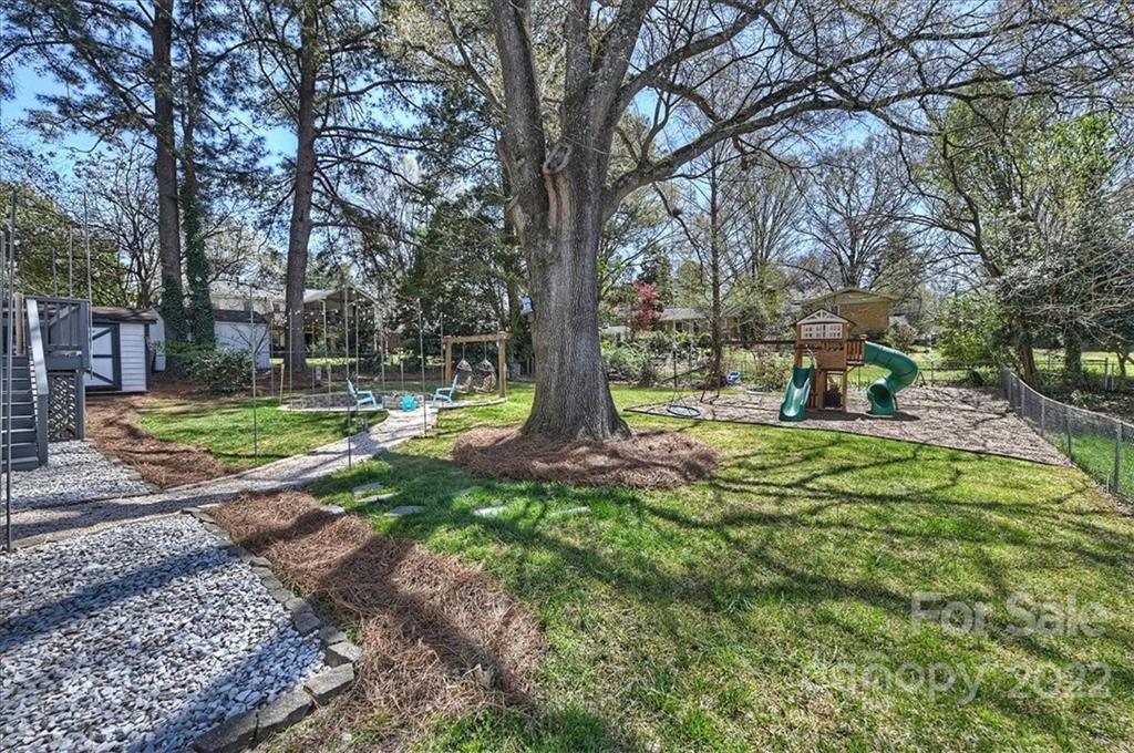 3616 Round Oak Road Charlotte, NC 28210 - Photo 43 of 48 a view of yard with tree
