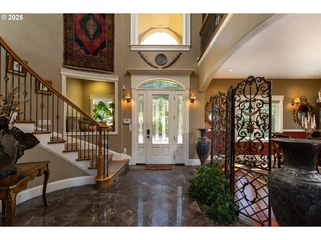 a view of an entryway door