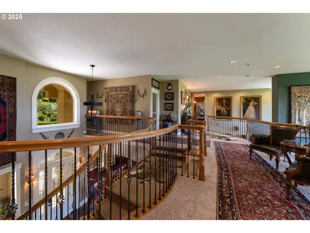 a view of living room and dining room