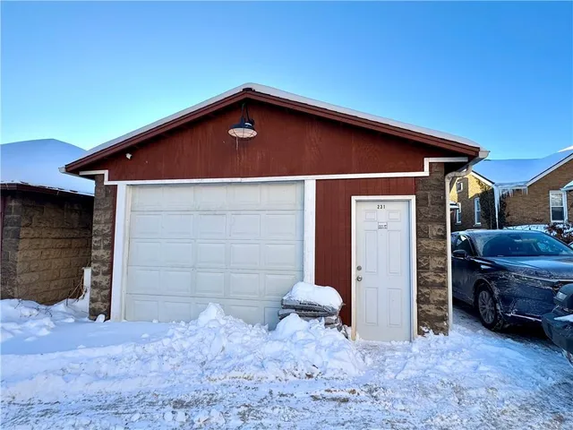 a room with gym equipment