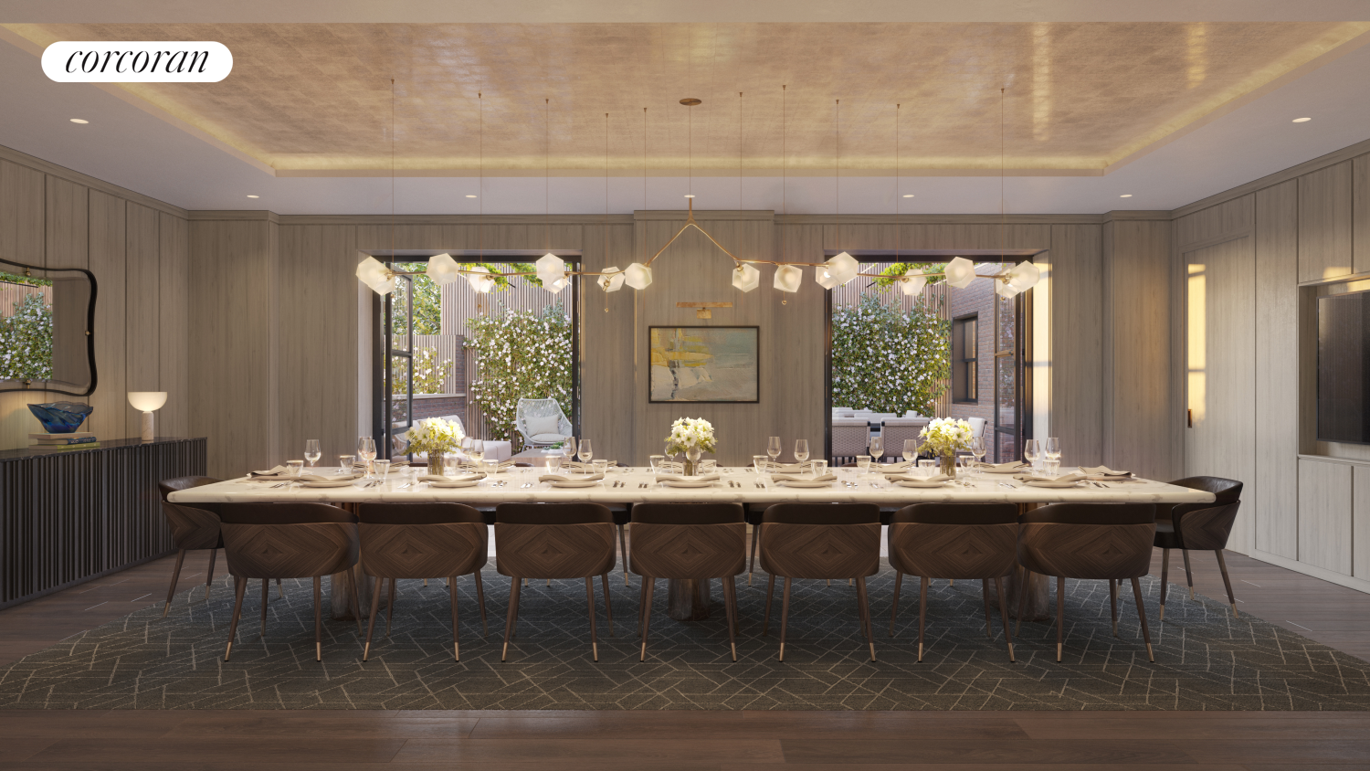 720 West End Avenue, Unit 11C Manhattan, NY 10025 - Photo 11 of 19 a view of a dining room with furniture window and outside view