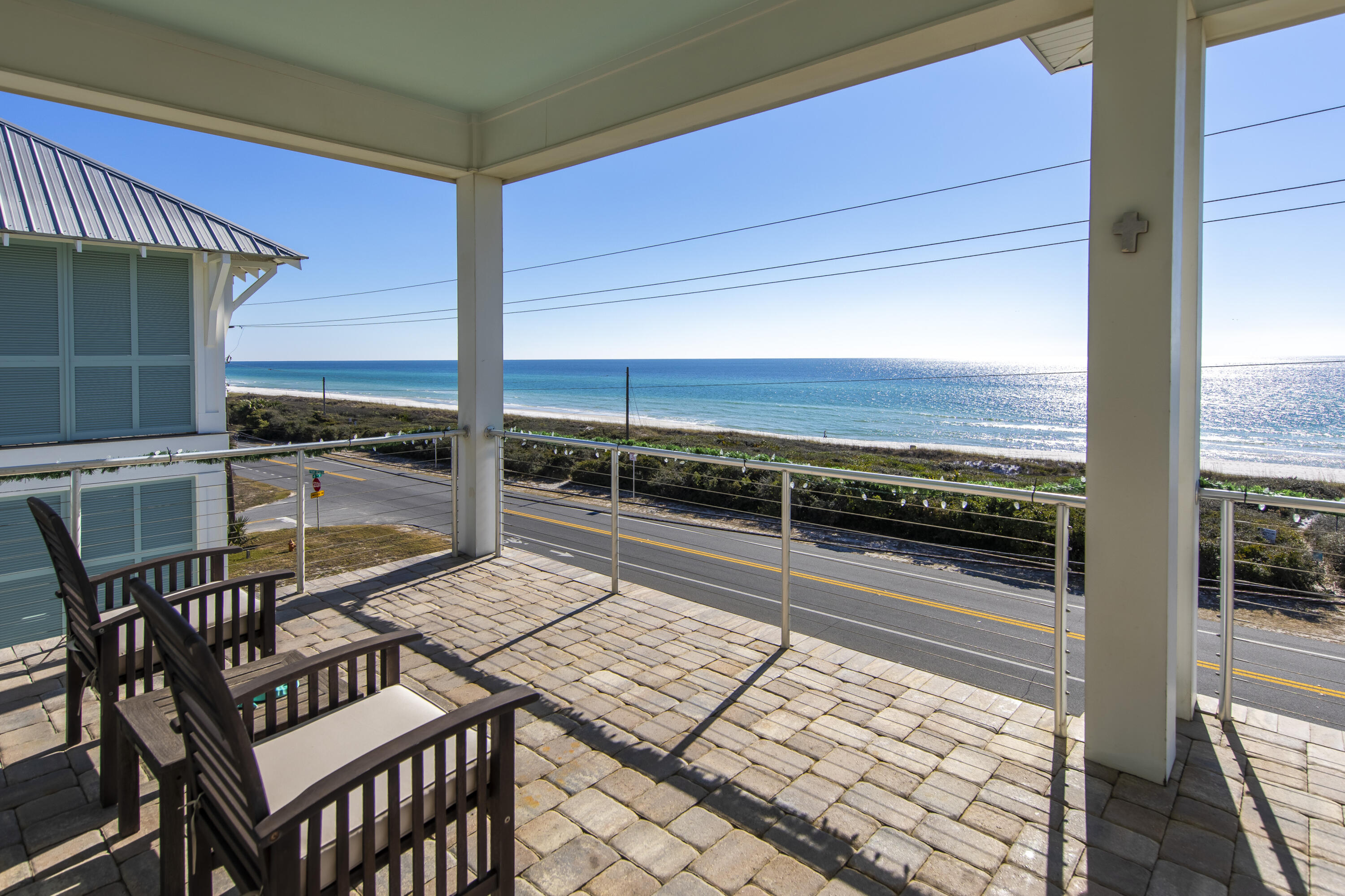 21222 Front Beach Road Panama City Beach, FL 32413 - Photo 49 of 60 a view of a balcony with chairs