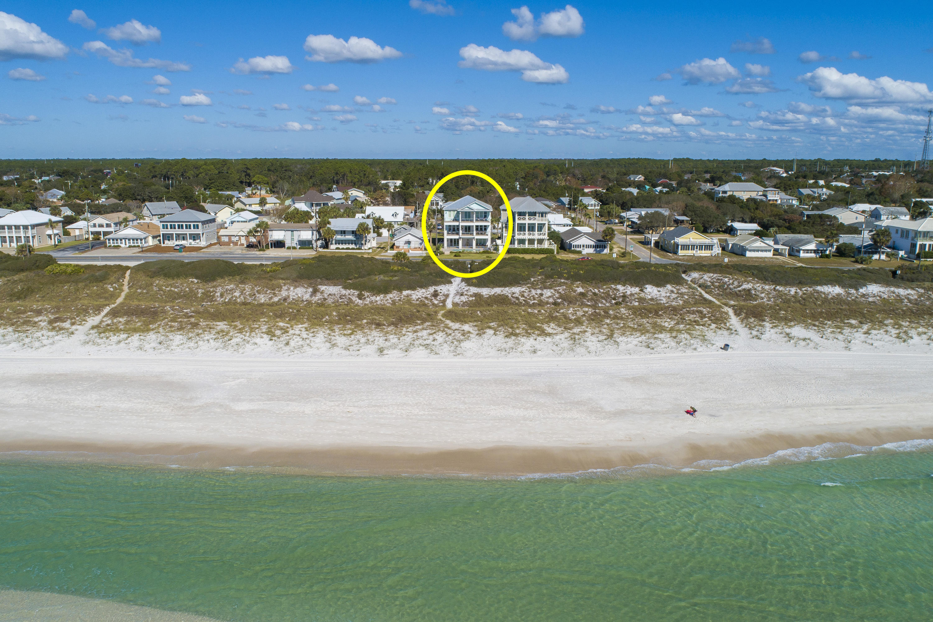 21222 Front Beach Road Panama City Beach, FL 32413 - Photo 60 of 60 a view of a lake with a big yard