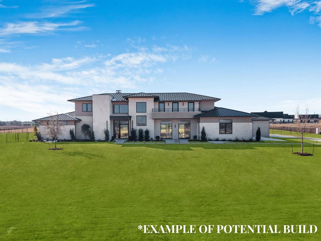 1502 Clydesdale Road Bartonville, TX 76226 - Photo 6 of 7 a view of a house with a big yard and large trees