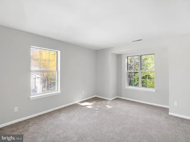 a view of a window in a room