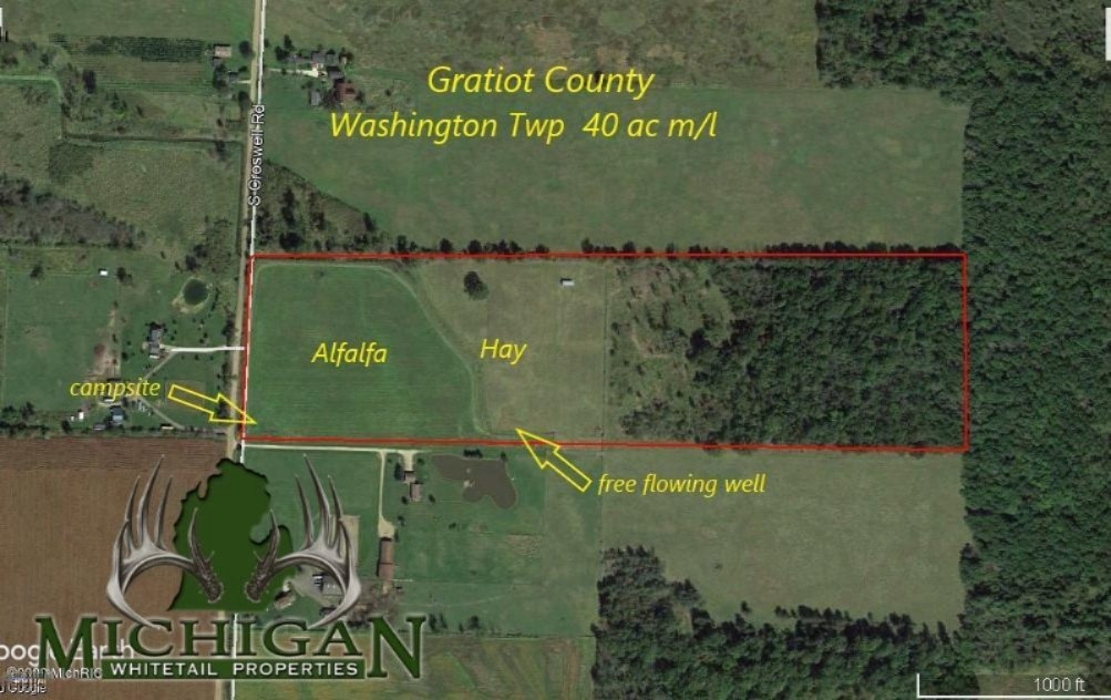 11435 South Croswell Road St. Johns, MI 48879 - Photo 1 of 39 Croswell Map