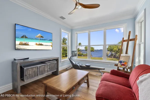 a view of a volley ball court