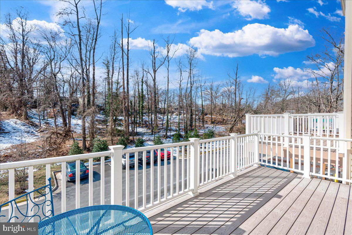 4001 Bradys Hill Road Triangle, VA 22172 - Photo 25 of 29 Deck looking over driveway and treed common ground