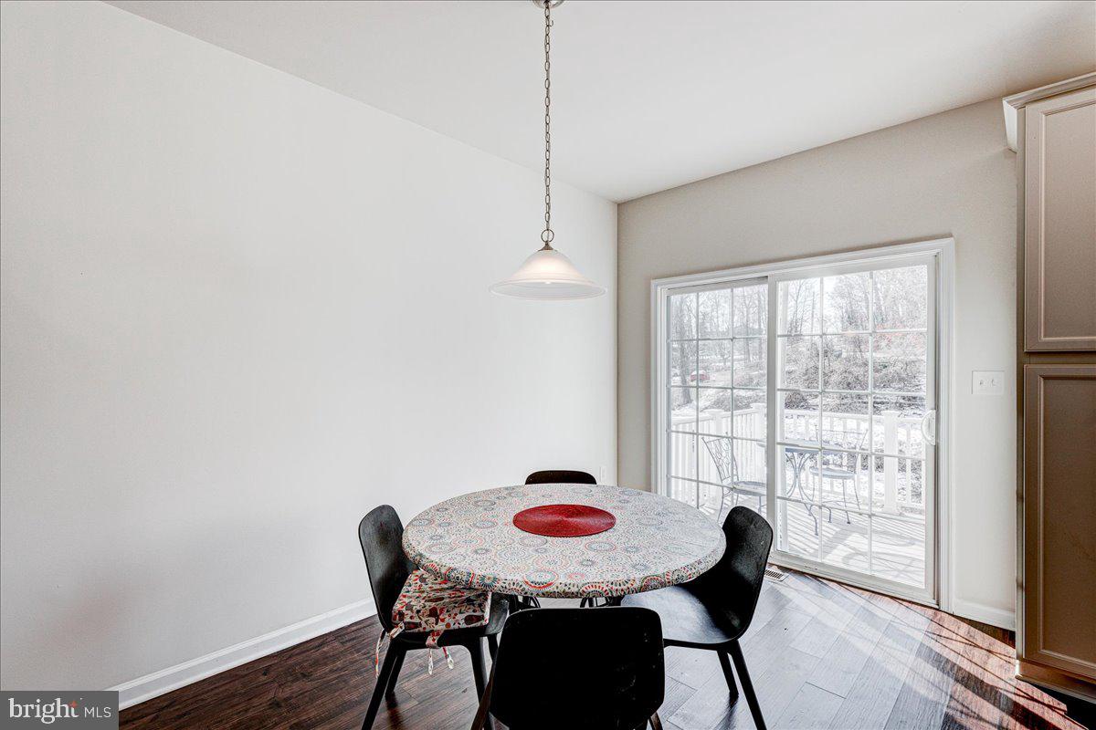 4001 Bradys Hill Road Triangle, VA 22172 - Photo 7 of 29 Kitchen table and sliders to large deck.