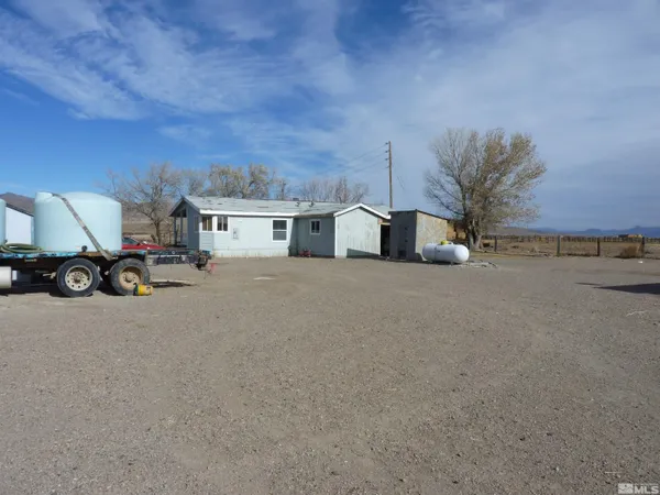 a backyard of a house