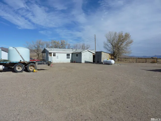 a backyard of a house