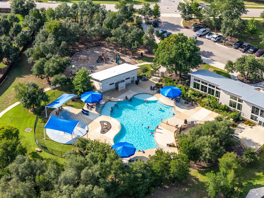 4420 Ingram Road Georgetown, TX 78628 - Photo 35 of 40 Aerial view of a pool